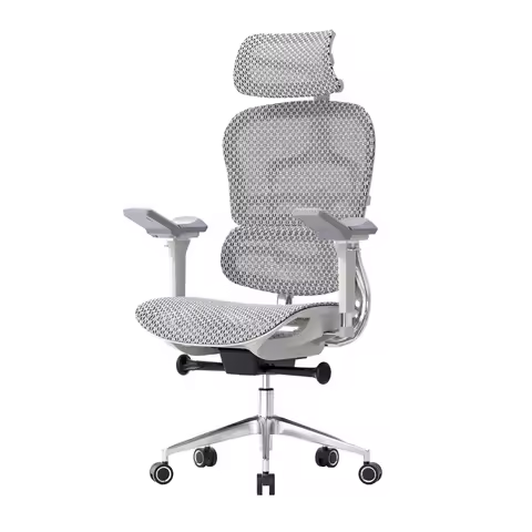 Comfy Ergonomic Chair Rotating Footrest Wheels Luxury Aesthetics Chair Executive Design Adult Modern