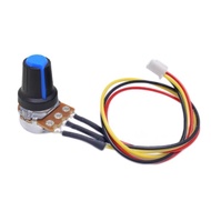 New product WH148 Single-Circle Speed Regulating Potentiometer 1K2K5K10K20K50K100K500K1M with Wire 2