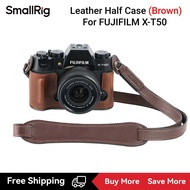 SmallRig Bao da máy ảnh XT50 Case nửa bao da cho FUJIFILM X-T50 (Đen/Nâu/Xanh lá) 4709 / 4710 / 4711