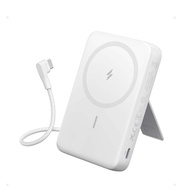 Soundcore by Anker Wireless Power  Bank (10K 30w Built-in USB-c Cable) A1685 | Built-in USB-C Cable 