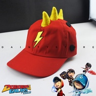 3 year old boys' hats, boys' hats, boboiboy boys' hats, halilintar, Ages 3 - 7 Years, Latest 2022