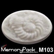 Memorypack 鸚鵡螺化石 手工皂模塑膠模具 MPK-M103