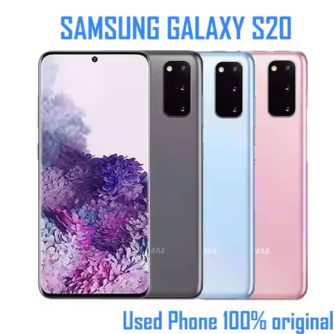 Samsung Galaxy S20 G981U1/G981B 5G Mobile Phone NFC 12GB RAM 128GB ROM 64MP+10MP Snapdragon 865 Orig