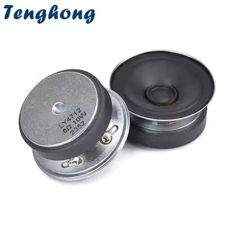 Tenghong 2pcs 2 Inch 13 Core 8 Ohm 10W Tweeter Speaker Unit Waterproof Bluetooth Treble Speakers Rou