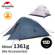 Naturehike Cloud Up Outdoor Camping Tent Ultralight 1 2 3 man 20D Silica Gel Single Double Persons Tent Hiking With Free