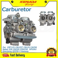 Motorcycle Carburetor Carb For CBT125 CB125T CB125 CA250 Rebel 250 CB250 CMX250  SPD26J Qianjiang QJ
