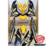 (READY) YAMAHA Y15ZR Y15ZR V1/V2 COVER SET KENNY ROBERT 60TH YELLOW #TANAM STICKER