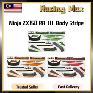 KAWASAKI ZX150 NINJA150 KR150 KRR RR NINJA 150 RR Stripe Stiker Sticker (1) BODY COVERSET COVER SET KAVERSET KAVER SET