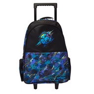 Sm สมิกเกิ้ล Trolley Backpack With Light Up Wheels กระเป๋า ล้อลาก ขนาด 18 นิ้ว พร้อมส่งในไทย