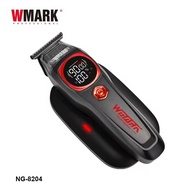 WMARK ปัตตาเลี่ยน DLC ใบมีดแบบชาร์จปัตตาเลี่ยนผมมอเตอร์แบบไม่มีแปรงถ่านฐานชาร์จไร้สาย NG-8204