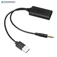 NANASALONNN Bluetooth Radio Cable Adapter Universal Car Aux Bluetooth Music Audio Receiver Car Charg