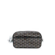 Goyard Black Goyardine Canvas and Chevroches Calfskin Cap-Vert PM Bag