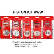131A1-KWW-740 131A2-KWW-740 131A3-KWW-740 131A4-KWW-740 131A5-KWW-740 Piston Kit Blade 110 K07 Revo