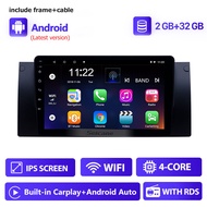 Seicane 9 inch 2.5D QLED Touch Screen Android 13.0 Head Unit for 1995-2003 BMW 5 Series E39/X5 E53 2