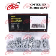 555PCS COTTER PIN SPLIT PIN POSITIONING PIN ASSORTMENT SET CWH TOOLS SDN BHD CWH GROUP