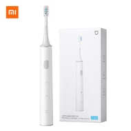 แปรงสีฟันไฟฟ้าอะคูสติก Xiaomi T300บ้านอัจฉริยะกันน้ำชาร์จได้ T500ปาร์ตี้นักเรียนคู่ T100 Kuiyaoshang