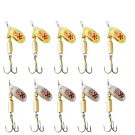 Lure bait spinner set, composite rotating spinner bait, 7g long-distance casting spinner w