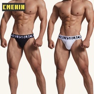 CMENIN Cotton Sexy Underwear Man Jockstrap Underpants Quick Dry Tanga Men's Thong Hip Lift Panties Nude Male OR6201