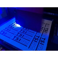 UV Sticker Printing easypeel no cut needed
