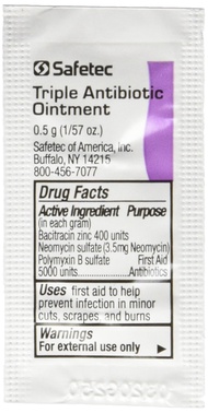 Triple Antibiotic Ointment .5gr Packets (Box of 144) Triple Antibiotic Ointment .5gr Packets (Box of