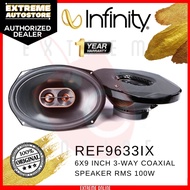 Infinity Reference REF-9633ix Reference Series 6"x9" 3-way car speakers