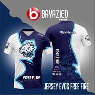 NEWEST EVOS FREE FIRE JERSEY FREE FIRE GAME BONUS STICKERS