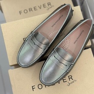 Forever Shoes - Simply The Best in Bronzegrey รุ่นนี้ทำจากหนังวัว รองเท้าผู้หญิง - รองเท้าหนังผญ หนังแท้ - รองเท้าสุขภาพ - รองเท้าแฟชั่นญ