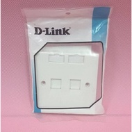 FACEPLATE RJ45 D-LINK DUAL PORT FACEPLATE/