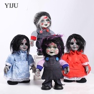 YIJU Halloween Ghost Doll Spooky Decoration Terror Decoration Toy with Sound Halloween Decoration Sc