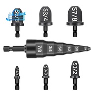 Flaring Drill Pipe Repairing Tubing Set 7Pcs Swaging Tool HVAC, Air Conditioner Copper Expander Tube