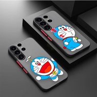 Phone Case Doraemon Kiss 061A For Samsung S23 S24 S25 S20 S21 S22 FE Plus Ultra A17 A33 A34 A42 A52S