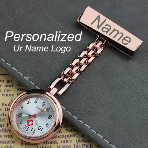 FREE Personalized Your Name Logo Doctor Clock Stethoscope Customize Engrave Medical Hospital Healthc