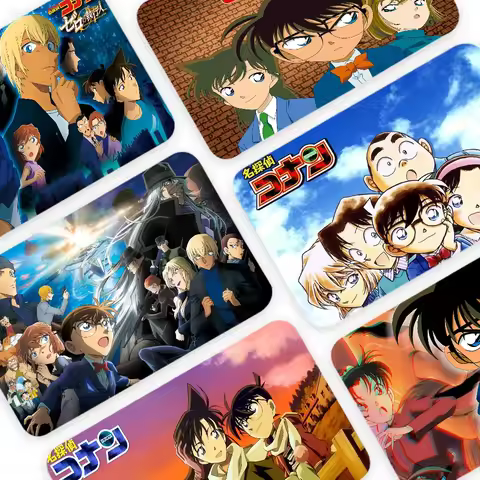 Mystery Comics D-Detective C-Conan Anime Cartoon Bear Skin Sticker Film Tape Case For Big Credit Deb