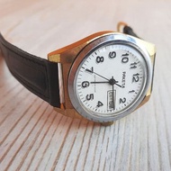 Raketa 2628.H Soviet mens watch wind up – gold plated case watch made in USSR