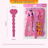 J.D. ฟองน้ำม้วนผมลอน แพ็ค 6 ชิ้น ที่ม้วนผม ทรงผมหยิก DIY hair roller sponge