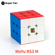 (Super Fan) Moyu RS2M RS3M RS4M 2020 Magnetic 3x3x3 Magic Cube Magnets Puzzle Speed RS3M Cube Toys f