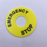 ฝาครอบปุ่มหยุดฉุกเฉินสีเหลือง F14a-60 F14b-60 F13-60 F3-1 F3-2 F3-3 ป้องกันการสัมผัสกับไฟฟ้า อุปกรณ์