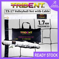 Trident TX-17 Volleyball Net with Cable