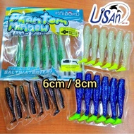 NEW COLOUR KAIDOKU 8cm/6cm PHANTOM MINNOW SOFT PLASTIK LURE BAIT KAIDOKU SOFT PLASTIC SOFT BAIT