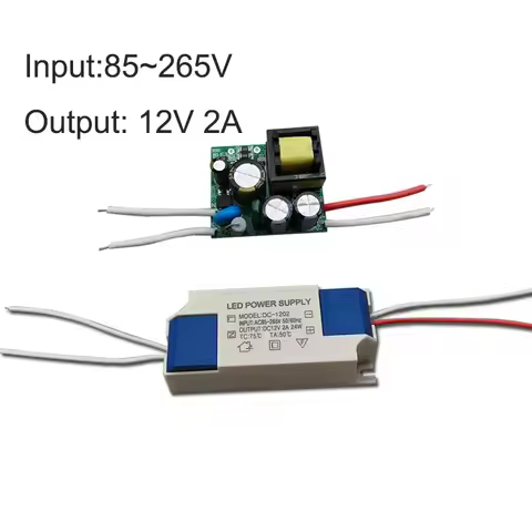 12V 2A power adapter 220V to DC12V DC switch board 24W with sufficient power of 35 * 29 * 17mm Mini 