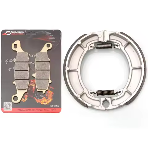 Motorcycle Brake Pads Shoe Drum For KAWASAKI ER-5 ER 500 ER500 C1-C5P 2001-2007