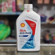 SHELL Helix ECO 0W-20 Oli Mesin modern! Mobil LCGC API SN 0w20 1 liter