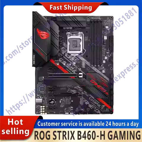 Used ROG STRIX B460-H GAMING original desktop B460 DDR4 motherboard LGA 1200 i7/i5/i3 USB3.0 M.2 mot