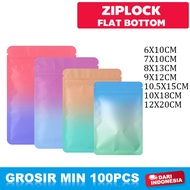 100PCS Small Ziplock Clip Plastic Flat Bottom Bag/Gift/Cinderamata Accessories packaging /6x10cm/7x1
