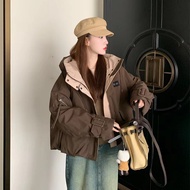 Shalldoer | Áo Khoác Parka Thời Trang Mùa Đông Cho Nữ Có Lót Nỉ và Mũ