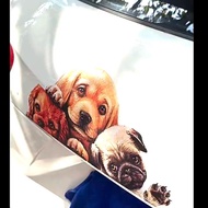 Car Sticker Funny Dog Cartoon Fridge Bag Furniture Motorcycle Car Decoration Sticker
