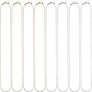 SUNNYCLUE 1 Box 10 Pack 20.67 Inch/52.5cm DIY Necklace Supplies Chains Adjustable Necklace Chains St