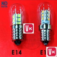 【VIKI-誠信經營】LED燈冰箱鹽燈機床指示燈泡E12 E14螺口12V24V220V蠟燭小燈泡【VIKI】