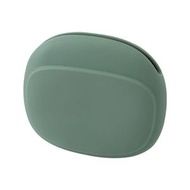 H67 (綠色） 简约时尚 手机数据线整理包 耳機收納盒 收納盒 硅胶耳机便携保护收納盒