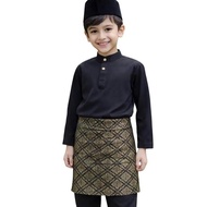 Instant Budak Sampin Raya Traditional Malaysia Rendom Corak Warna Sama untuk Pakaian Kanak-kanak